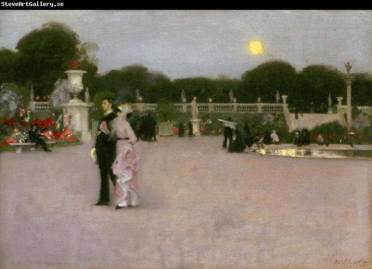 John Singer Sargent The Luxembourg Gardens at Twilight (mk18)